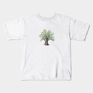 October birthday olive tree Kids T-Shirt